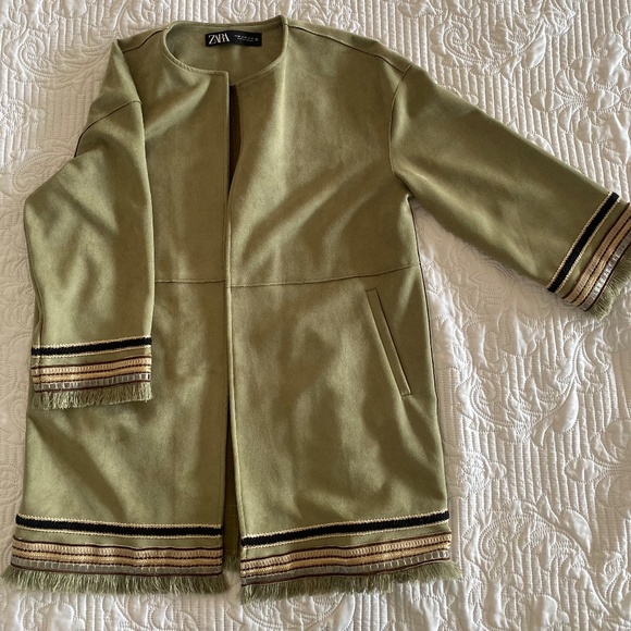 Suede Fall Jacket - Picture 1 of 4